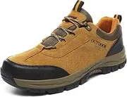 [ZHENSI] Hiking Shoes Mens Outdoor Trekking Walking Shoes Non-Slip Lightweight Low Rise Outdoor Work Shoes