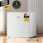 48L Bar Fridge Portable Mini Fridge 5L Separate Chiller 6 Levels Eco 60W White