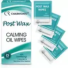 25 Pcs Post Wax Oil Wipes, Wax Remover for Skin Cleanser, after Wax Care Redu...