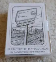 Illustrated Playing Cards Deck by Aaron Voronoff Trotter Eugene OR Signed New