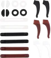 [OSALADI] 1 Set Comfortable Glasses Strap Silicone Round Ear Hook Retainer for Eyewear