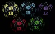 New x 1 Complete Set of 5 The Brothers' War BRO Spindown D20 Dice MTG Magic MTG