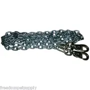 Beast-Master Straight Link Tie-Out Chain w/Cattle Snaps Heavy Duty Big Dogs
