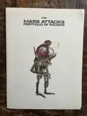 THE MARS ATTACKS- PORTFOLIO OF ROUGHS- 963 OF 1200- 1980 DARKSTAR 11" X 8 1/2"