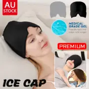 Migraine Relief Hat Cold Therapy Headache Pain Relief Cap Reusable Ice Pack New