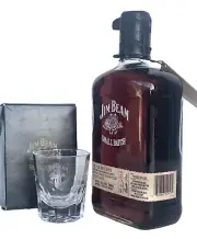 Jim Beam Small Batch Old Formula Rare Deleted Bottle/Tag + BONUS Shot Glass!!!!