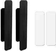 Housewares Self-Adhesive Multi-Purpose Handle Rectangular Handle Glass Door and Window Sliding Door Auxiliary Door Handle 2pcs Bathroom Grab(1)