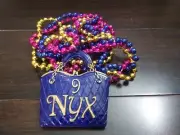 2020 Krewe of NYX Polystone Purse Mardi Gras Bead