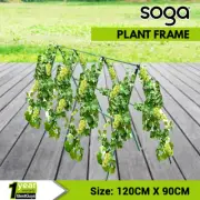 SOGA Plant Climbing Frame Tube Garden Trellis Vine Rack Plant Support 120cm