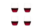 Plumm Outdoors Stemless + Wine Glass Red