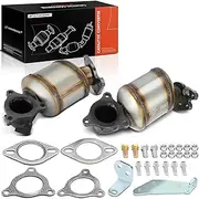 2-PC Front Catalytic Converter with Gasket Kit Direct-Fit Compatible with Cadillac XTS 2013 2014 2015 2016 2017 2018 2019 3.0L, E.P.A. Compliant