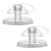 2 Pcs Snail Trap for Fish Tank Aquarium Plastic Clear Snail Trap Aquarium3471