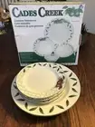 Cades Creek APPLE 4 Piece Plates Setting #12940 NEW IN BOX