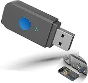 USB Bluetooth Car Kit [Stronger Mics& Noise Cancellation] &[Plug-and-Play] Bluetooth 5.3 Receiver Adapter for Car Music/Hands-Free Calls/Stereo Audio,(H222) Black