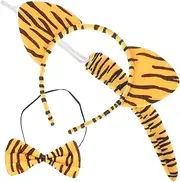 [LALADEFIEE] Performance Hair Hoops for Girls Cartoon Ear Hairband Set Tail Props Kids Cosplay Prop