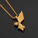 【RESULT】天使翅膀金項鍊 ANGLE GOLD CHAIN 頑童瘦子愛用款 HIPHOP