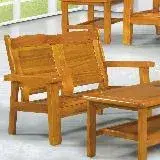 在飛比找遠傳friDay購物優惠-MUNA 家居 321型實木組椅/雙人椅(實木沙發 雙人椅)