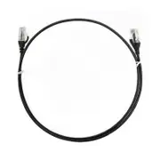[CAT6THINBK-20M] 20m Black CAT6 Ultra Thin Slim Cable Premium RJ45 Ethernet UTP Patch Cord