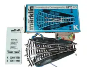 Marklin 2270 HO K Track Symmetrical 3-Way Switch Turnout NEW IN BOX
