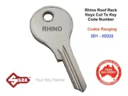 Mitsubishi & Rhino Roof Rack Keys Made To Code Number-Codes: 2D1 - 2D222-Thule