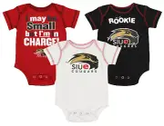Outerstuff NCAA Infant SIU Edwardsville Cougars 3 Piece Creeper Set