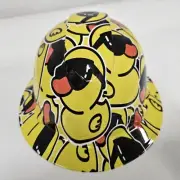 full brim hard hat custom hydro dipped IN RUBBER DUCK DUCKY NEW