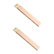 2x Leather Shaving Strop Knife Sharpening for Polish Woodcarving Woodworking