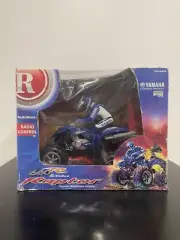 RadioShack RC Yamaha 660R 5 Valve Raptor ATV Rider Remote Control Vehicle In Box