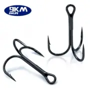 25Pcs Fishing Treble Hooks High Carbon Steel 13.5mm~45mm Lures Hooks Saltwater