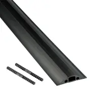 D-Line Floor Cable Cover Medium Duty Cavity 14x9mm - 9m (Black)