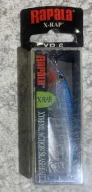 Rapala X-Rap 6 Silver Blue Extreme Slashbait