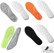 [Generic] Steppes Insoles, Stepprs Cloud Soles for Women Men Insole, Mega Comfort Soft Shoe Inserts Move Insoles All Day (4Pairs, 37-38)