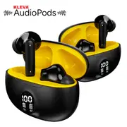Kleva True Wireless Noise Cancelling AudioPods with Charging Case - Bu