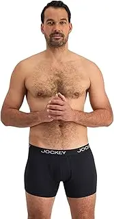 [Generic] 2 x Mens Jockey Chafe Proof Pouch Trunks Black Underwear M