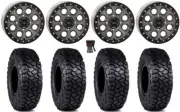 System 3 SB-7 15" Wheels Ti (5+2) 30" Intersect Tires RZR XP 1000 / PRO XP