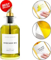 2-Pack Olive Oil Dispenser Bottle – Glass Oil and Coffee Syrup Dispensers