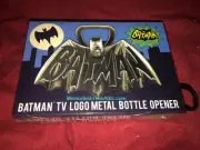 Batman Superhero 1966 TV Series Logo Metal Bottle Opener 4" Barry Bradfield NEW
