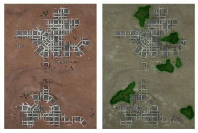 Charadon Double Sided 22 x 30 Game Board-Kill Team-Killzone-Warhammer 40k
