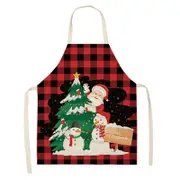 Nevenka Christmas Tree Festive Atmosphere Apron for Party Cooking Baking-A2