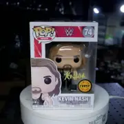 Funko Pop! WWE Kevin Nash NWO Chase #74 Signed 2 Spots Autographed