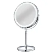 10X LED Mirror Rechargeable Make Up Mirror with 3 Colors, Brightness3435