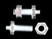 Western Decor Set of 2 License Plate Concho Adapter Screws