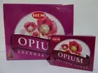 Opium ~ Incense Cones Full Box - 12 Packs x 10 Cones HEM Total 120 Cones.