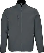 [SOL'S] SOLS Mens Falcon Recycled Soft Shell Jacket (UK Size: M) (Charcoal)