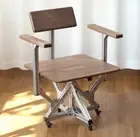Minimalist Wood and Extruded Aluminium Office Chair