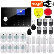 Wireless wired Alarm System Smart Home Burglar Security 433MHz WiFi GSM Alarm
