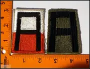 Set of 2 Military Patch US Army 1st Army Color & Subdued New OS #T1299