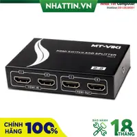 在飛比找蝦皮購物優惠-正品 HDMI 2 進 2 出分配器,帶 MT-Viki M