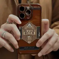 在飛比找蝦皮商城精選優惠-哈利波特黃油啤酒焦糖色魔法復古小眾設計感iPhone蘋果手機