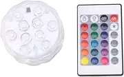 Underwater Light Led Immersion Light RGB Led Bad Vase IP68 Waterproof Lighting with Remote Control Use for Bathtub/Garden/Aquarium Lighting/Aquarium/